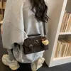 Bolso de Mano Retro de Gama Alta Bolso Tote Pequeño 2026 Nuevo Otoño e Invierno Súper Popular Versátil Cruzado Moda Bolso Almohada para Hombro