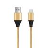 Explosiones transfronterizas para cable de datos de carga rápida para teléfono móvil tejido de nailon tipo C Micro para iPhone