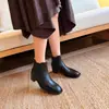 625-8 Novas Botas Femininas de Couro Genuíno Estilo Retrô Feitas à Mão Sapatos Casuais Versáteis Confortáveis