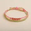 Pulseira de Corda Colorida do Festival do Barco Dragão Corda Vermelha Tecida à Mão Infantil Bebê Pequeno Zongzi Corda de Mão Presente de Lote Festival de Maio