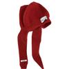 Chapéu de lã ambiente vermelho Novo chapéu balaclava feminino quente à prova de frio proteção auricular chapéu de malha chapéu de pulôver de Natal