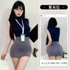 Sexy Madura Elegante Estilo Slim Secretária Ol Uniforme Sexy Encontro Sedutor Saia Curta Sexy Transfronteiriça Lingerie Sexy