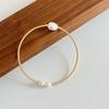 Pulseras Pequeñas Frescas Hechas a Mano de Perlas de Agua Dulce Japonesas y Coreanas, Asimétricas, Exquisitas, Compactas y Versátiles, Pulseras Súper de Hada para Mujeres