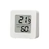 Termômetro Mini Quarto de Bebê Montado na Parede Instrumento de Detecção com Display Seco e Úmido Medidor Digital de Temperatura e Umidade Interna de Alta Precisão