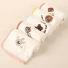 Toalla cuadrada para bebé, suave y absorbente, toalla facial para niños, pañuelo bordado, cuadrado pequeño para jardín de infantes, multifuncional, fácil de usar, duradero