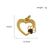 Colgante de Fantasma Calabaza Araña de Halloween Más Vendido Transfronterizo Europeo y Americano Acero Inoxidable Chapado en Oro de 18 Quilates Accesorios de Joyería DIY