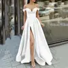 Vestido de Festa de Verão 2026 Novo Transfronteiriço Europeu e Americano, Vestido Sem Mangas Multicor Tomara-que-caia Decote V Costas Abertas Bainha Ampla Fenda para Mulheres