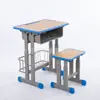 Pupitres estudiantiles ajustables para escuelas primarias y secundarias, adecuados para clases de capacitación en el aula, escritorios y sillas de estudio personalizables, diseño moderno y simple