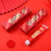 Pasta de Dente de Casamento, Escova de Dente Vermelha para os Noivos, Presente de Casamento para Casal, Kit de Higiene Pessoal da Noiva, Embalado para o Casamento