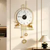 Relógio de Parede Moderno Minimalista para Sala de Estar, Relógio de Arte em Ferro Criativo Novo de Alta Qualidade, Decoração de Casa Relógio de Parede Silencioso