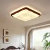 Lámpara de techo para dormitorio estilo medieval Patrón retro Estética de la dinastía Song Color nogal Lámpara de techo para estudio estilo crema francés