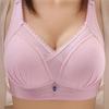 Novo Produto Transfronteiriço A88 Tamanho Grande Lingerie Sem Aros, Suporte Lateral Push-Up para os Seios, Colete de Bojo Fino, Sutiã para Mãe de Meia-Idade