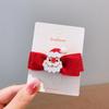 Bonito chapéu de Natal pequeno grampo de cabelo Internet celebridade New Elk Horn grampo de cabelo clipe lateral arco fita hairpin acessórios acessórios para o cabelo