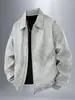 Chaqueta de Moto de Primavera para Hombre Estilo Nuevo Holgada Moda Americana Marca Ropa de Trabajo Casual Solapa Cremallera Superior