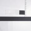 Sujetador de ropa interior de nailon blanco y negro de 0.8 cm con parte inferior de lana suave con parte trasera y tirantes brillantes cinturón ajustable chaleco elástico tirante