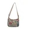 Moda Otoño 2025 Transfronteriza Estampado Literario de Nicho Bolso de Axila de Gran Capacidad Bolso Grande de Hombro Bolso de Mensajero Bolsos para Mujer