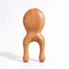 Pente de Massagem Meridianos com Cabeça de Cinco Garras Ferramenta de Terapia Capilar Sândalo Natural Raspagem Linfática do Couro Cabeludo Ferramenta Universal