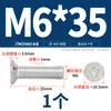 Tornillos de Aluminio Dorado Tornillos de Aleación de Aluminio 6061 Tornillos de Cabeza Phillips Tornillos para Máquina de Cabeza Plana de Aluminio M4M5M6M8