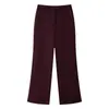 Ropa europea y americana popular en AliExpress Ins para mujer, conjunto simple de blazer con hombreras ajustado para ir al trabajo + pantalones