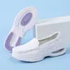 Zapatos de Enfermera para Mujer de Primavera y Verano, con Amortiguación de Aire, Suela Suave, Transpirables, Antifatiga, Antideslizantes, Zapatos Específicos para Enfermeras de Hospital, Zapatos Blancos de Trabajo