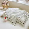 Funda de almohada de gasa arrugada de algodón para niños Funda de almohada de látex para bebé 30X50CM Funda interior para cojín de siesta de jardín de infancia