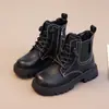 Botas Martin para Niños 2026 Nuevas Otoño/Invierno Botas de Caballero Británico para Niños Botas Cortas para Niñas Botas de Viaje para la Pradera