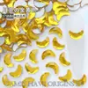 Producto Nuevo Popular Transfronterizo 5*8 Forma de Luna Planos Diamantados Fondo Diamantado Joyería Accesorios Vidrio Arte de Uñas Diamante Al Por Mayor