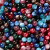 Cuentas de Lentejuelas de Color Mixto de 6 mm Incrustadas en Resina, Cuentas de Resina con Degradado Soñador para Pulseras y Collares Hechos a Mano DIY