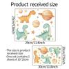 Feifan Mg-Ym012 Exportación Dibujos Animados Lindo Pequeño Dinosaurio Baño Decoración del Hogar Pegatina para Inodoro Pegatina Luminosa Venta al por Mayor