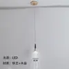 Lustre Criativo de Arte Bolha Pequeno para Mesa de Cabeceira de Quarto Luz de Entrada de Lustre de Cristal de Luxo Alto Padrão