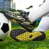 Fábrica de origem de Quanzhou atacado chuteiras de futebol infantis, chuteiras de futebol esportivas unissex, chuteiras para gramado para alunos do ensino fundamental, chuteiras para competição e treinamento