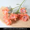 Flores Artificiales en Tema de Color Naranja y Naranja para Decoración de Boda, Arreglos de Pasillo, Arreglos Florales, Flores Falsas y Decoraciones de Piso