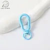 Fecho de mola de cabaça colorida transfronteiriço, fivela universal com acabamento pintado, acessórios de chaveiro DIY, fecho de decoração para pingente de bolsa
