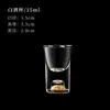 Copa de Licor con Pan de Oro Divisor de Vino para Uso Doméstico, Divisor de Vino de Cristal, Divisor de Vino Tinto para Uso en Hotel y Restaurante