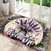 Felpudo Decorativo Estilo Retro Americano Temu Transfronterizo para Entrada de Casa, Puerta de Baño Alfombrilla Antideslizante