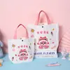 Sacolas de Presente em Estoque para o Dia das Crianças, Temporada de Volta às Aulas, Lembrancinhas de Aniversário para Bebês, Bolsas de Lona Fofas para Jardim de Infância