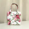 Bolsa Pequena de Lona Espessa Bolsa Pequena Portátil Feminina Bolsa Feminina Estampada Bolsa Feminina Atacado Bolsa de Tecido para Mamãe Bolsa para Celular e Moedas Feminina
