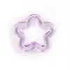 Pendientes Colgantes Llavero Colgante de Flor de Ciruelo Hueca de Estrella Acrílica Japonesa y Coreana Estrella de Cinco Puntas Accesorios para Joyería DIY 1 Paquete
