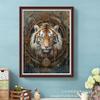 Suministro transfronterizo de Amazon Pintura de diamantes 5D lobo solitario atrapasueños carillón de viento DIY diamante completo pintura decorativa fábrica mayoreo