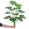 Planta Artificial Palmeira Areca Folhagem Monstera Bonsai Planta em Vaso Casa Jardim Paisagismo Decoração Árvore Artificial Folhas Exterior