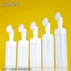 80ml-180ml Mousse de Limpeza Facial Espuma Cabeça de Escova Frasco Plástico PET Banho e Rosto Espumante Frasco Vazio Cosméticos