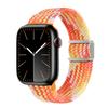 Fivela Magnética de Metal com Passador de Nylon Trama Pulseira de Relógio Adequada para Apple 6789 Geração iWatch S10 Pulseira de Pulso