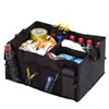 Caja de Almacenamiento para Maletero de Coche Caja de Almacenamiento para Vehículo Contenedor de Almacenamiento Suministros para el Interior del Coche Caja Trasera Zapatero Taburete Plegable de Almacenamiento
