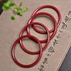 Pulsera de Cinabrio Mineral Natural en Bruto con Alto Contenido de Arena de Oro Púrpura Sutra del Corazón Amuleto de Arena Imperial Pulsera Cascabel Regalo Loto