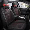 Cojín de Asiento para Coche de Cuero Universal para las Cuatro Estaciones Funda de Asiento Lavable y Fácil de Cuidar Cojín de Asiento Universal