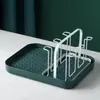 Estante para tazas estilo chino, estante de almacenamiento para tazas, estante colgante para tazas de vidrio, estante para tazas de té boca abajo, estante para vasos de agua de sala de estar