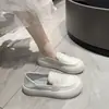 Cómodos mocasines nuevos de doble uso 2026 para mujer con suela gruesa, zapatos de enfermera de suela blanda, slip-ons que aumentan la altura