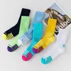 Calcetines Antideslizantes con Amortiguación de Aire hasta la Pantorrilla Zhuji, Calcetines Deportivos Cortos con Suela de Toalla, Calcetines de Baloncesto Profesionales de Talla Grande, Calcetines Largos para Hombre al por Mayor