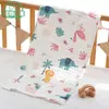 Toalha de Banho para Bebê Algodão Puro Gaze 35*75cm Toalha Classe A Cobertor de Verão para Recém-Nascido Seersucker de Seis Camadas
