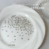 Taladro rojo cálido de tamaño pequeño con forma plana para uñas, joyería, decoración de uñas, venta al por mayor